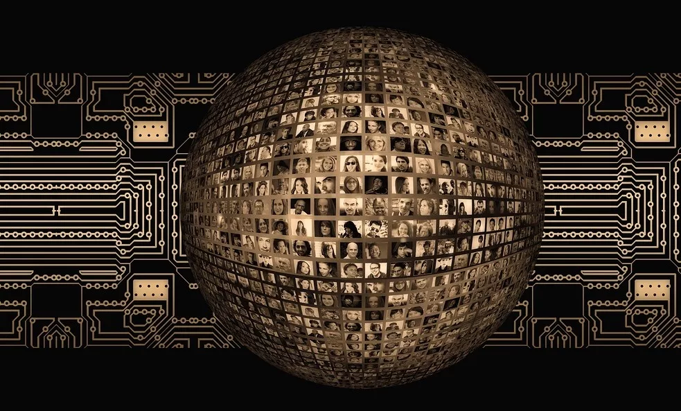 Social Media Photo Globe